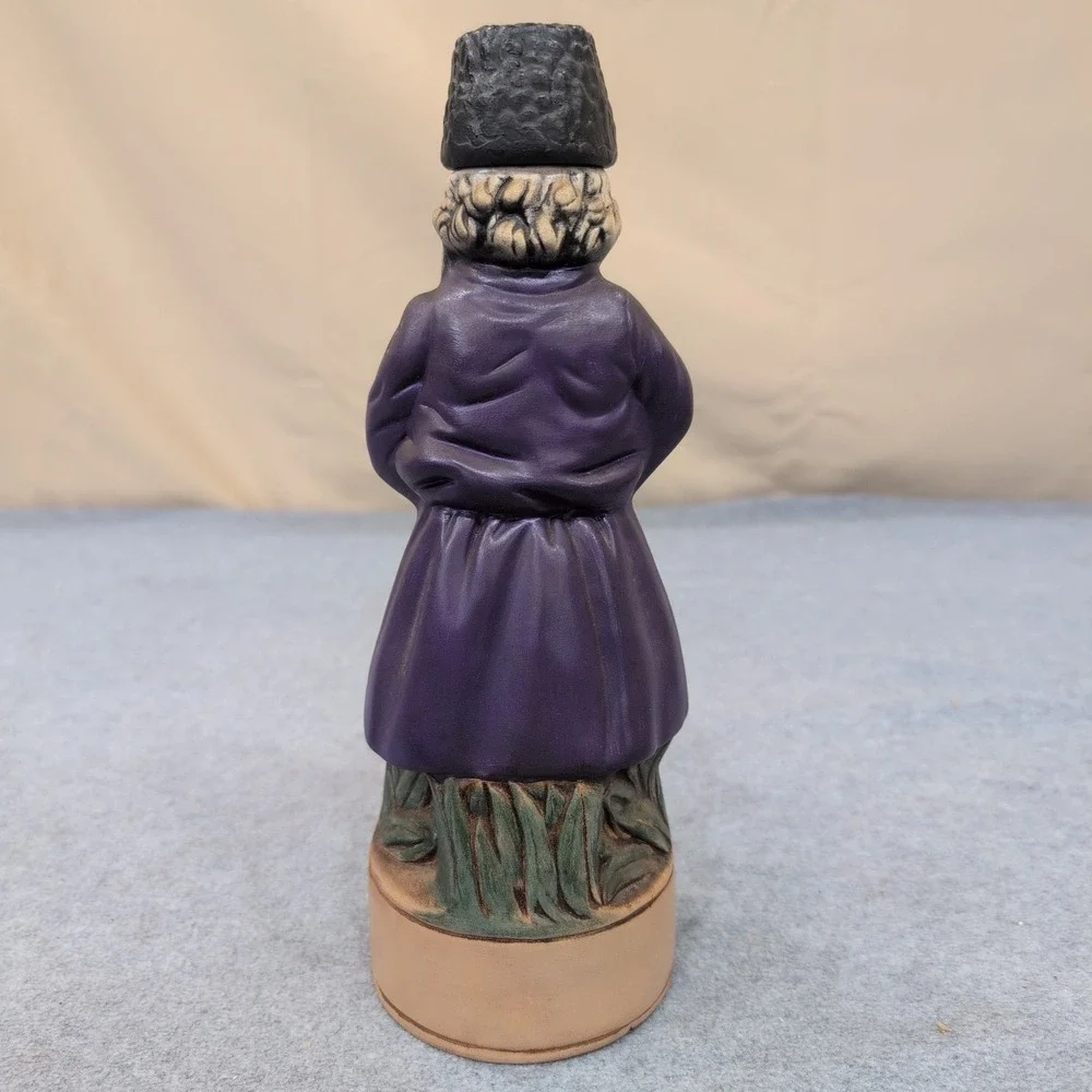 Vintage Alberta's 1966 Hand Signed Ceramic Russian Vodka Man Decanter Figurine - Picture 4 of 7